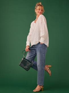 Umstandsmode-Jeans-Gerade Umstandsjeans mit Seamless-Bund ENVIE DE FRAISE Oeko-Tex