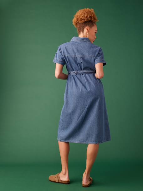 Jeanskleid für Schwangerschaft & Stillzeit ENVIE DE FRAISE blue stone 