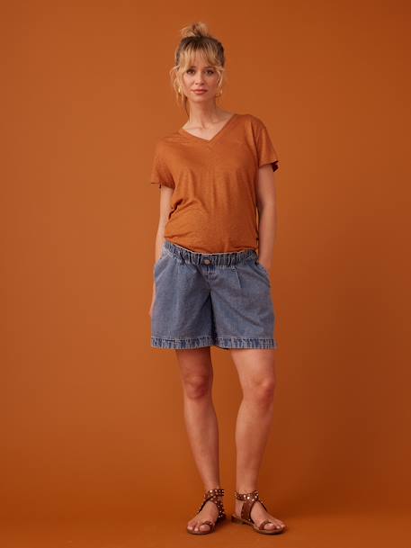 Umstands-Jeansshorts ENVIE DE FRAISE blue stone+gebleicht 