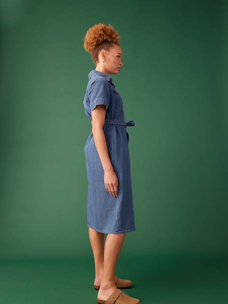 Jeanskleid für Schwangerschaft & Stillzeit ENVIE DE FRAISE blue stone 