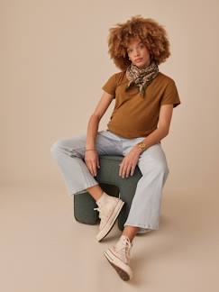 Umstandsmode-Jeans-Gerade Umstandsjeans mit Seamless-Bund ENVIE DE FRAISE Oeko-Tex