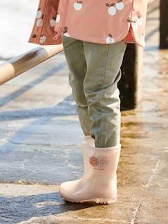 Chaussures-Chaussures fille 23-38-Bottes de pluie-Bottes de pluie pailletées enfant