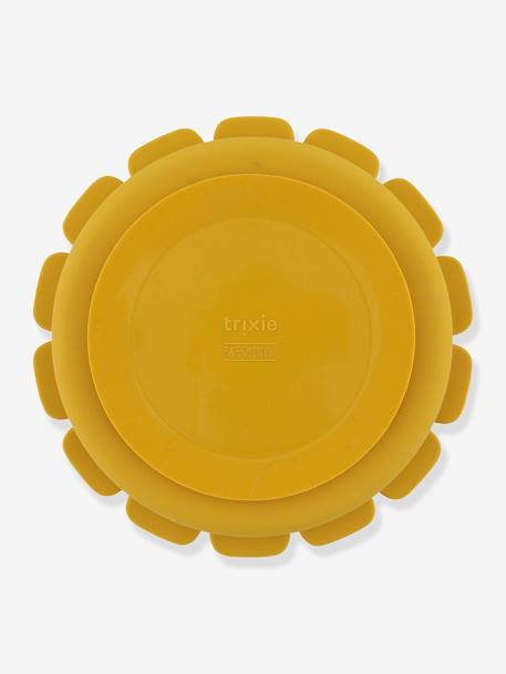 Assiette en silicone avec compartiments TRIXIE Animal jaune+orange+rose nude+vert 