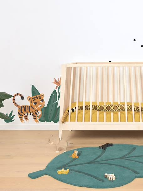 Kinderzimmer Wandtattoo Dschungel & Tiger LILIPINSO grün 