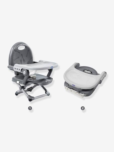 Rehausseur de chaise Pocket Snack CHICCO gris 