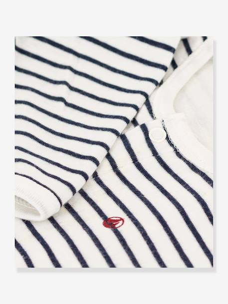 Baby 2-in-1-Strampler mit Body PETIT BATEAU marine 