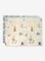 Tapis Mousse - BEIGE CLAIR UNI AVEC DECOR+GRIS CLAIR UNI AVEC DECOR 