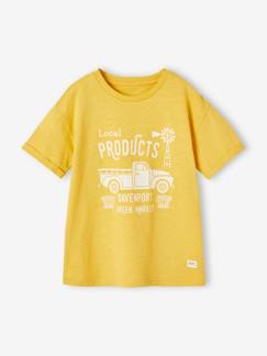 Junge-T-Shirt, Poloshirt, Unterziehpulli-Jungen T-Shirt mit Vintage-Print