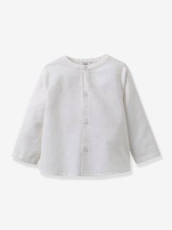 Baby-Hemd, Bluse-Festliches Jungen Hemd mit Leinen CYRILLUS