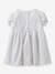 Robe brodée bébé collection fêtes et mariages CYRILLUS blanc 