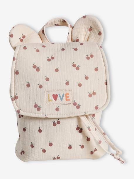 Kinder Rucksack, personalisierbar taupe 