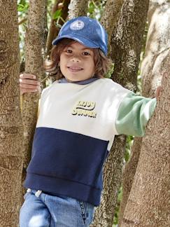 Junge-Pullover, Strickjacke, Sweatshirt-Jungen Kapuzensweatjacke mit Recycling-Polyester