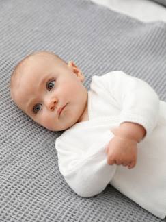 Bébé-Pull, gilet, sweat-Gilet-Cardigan brassière bébé en laine et coton
