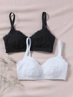Umstandsmode-2er-Pack Still-BHs, Spitze mit softem Futter