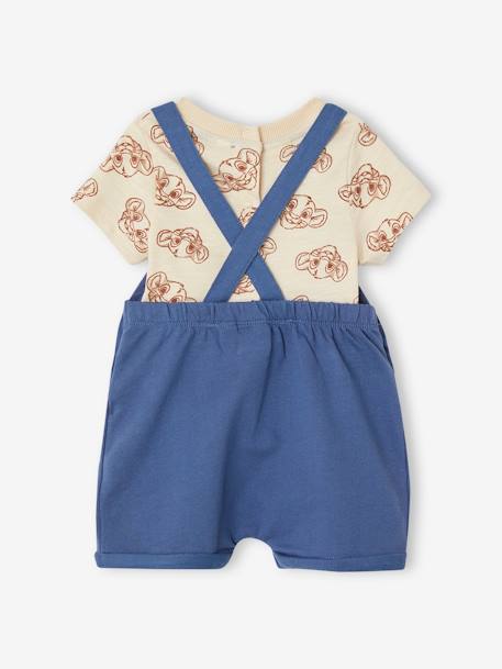 Baby Set: T-Shirt & Latzshorts Disney KÖNIG DER LÖWEN indigo-blau 