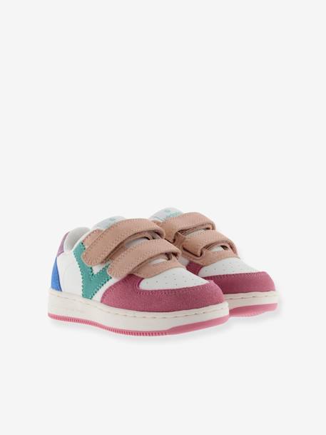 Tiempo Tiras Serraje Victoria® Sneaker fuchsia+jeansblau 