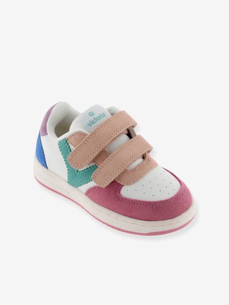 Tiempo Tiras Serraje Victoria® Sneaker fuchsia+jeansblau 