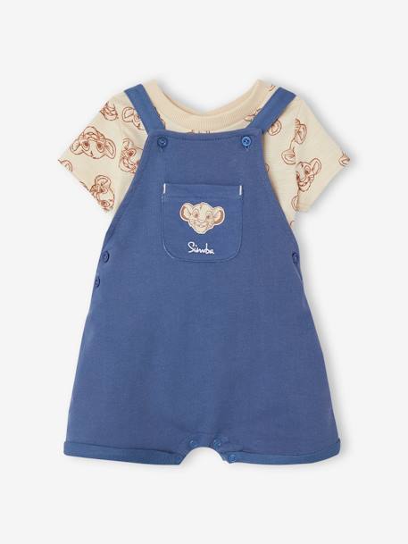 Baby Set: T-Shirt & Latzshorts Disney KÖNIG DER LÖWEN indigo-blau 