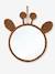 Miroir girafe tricot camel 