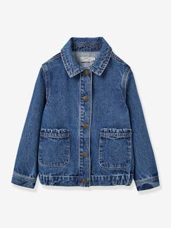 Fille-Manteau, veste-Veste-Veste denim fille CYRILLUS