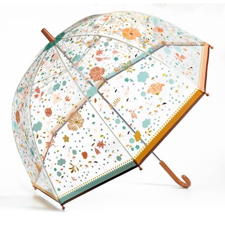 Eltern Regenschirm DJECO mit Blumen mehrfarbig 