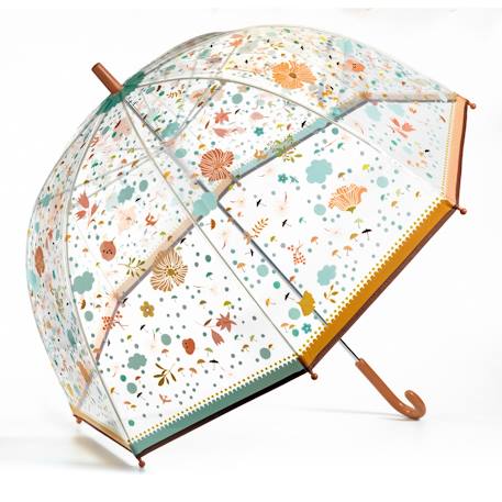 Parapluie adulte Petites fleurs DJECO rose 