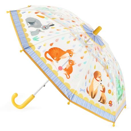 Kinder Regenschirm DJECO mit Tiermamas & Babys mehrfarbig 