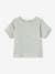 Baby T-Shirt mit Materialmix aqua 