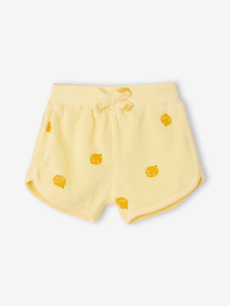 Lot de 4 shorts en éponge naissance rose pâle 