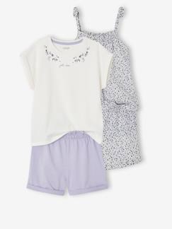 Mädchen-Pyjama, Overall-2er-Pack Mädchen Sommer-Schlafanzüge Oeko-Tex