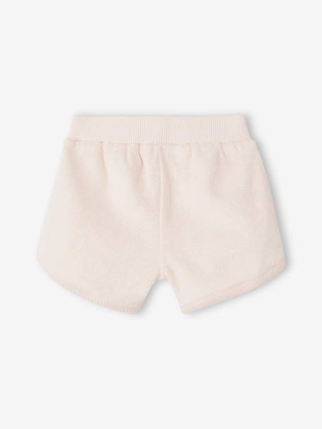 Lot de 4 shorts en éponge naissance rose pâle 