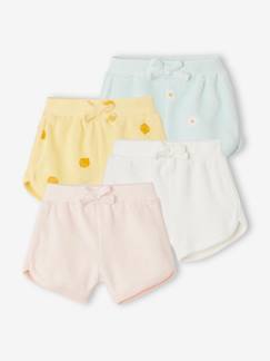 Baby-4er-Pack Baby Shorts aus Frottee Oeko-Tex