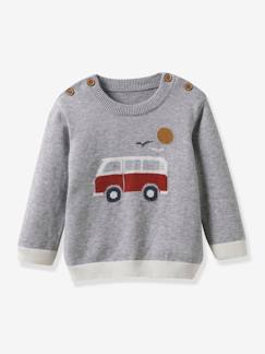 Baby-Pullover, Strickjacke, Sweatshirt-Baby Pullover CYRILLUS, Bio-Baumwolle