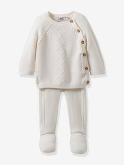 Baby-Set-Baby-Set: Jacke & Hose CYRILLUS, Bio-Baumwolle/Wolle