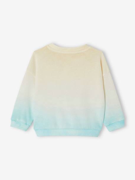 Baby Sweatshirt mit Recycling-Polyester himmelblau 