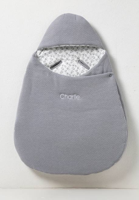 2-in-1-Ausfahrsack für Babys gris 