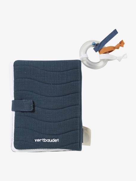 Baby Foto-Stoffbuch NAVY SEA blau 