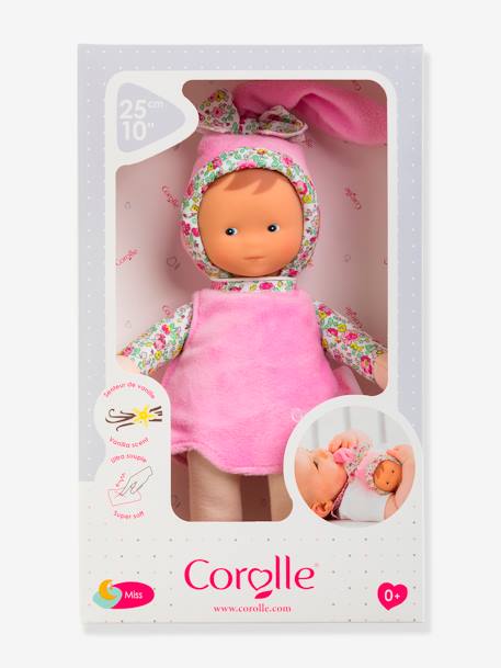 Doudou bébé Miss rose jardin en fleurs - COROLLE rose 