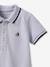 Baby Poloshirt CYRILLUS aus Bio-Baumwolle graublau 