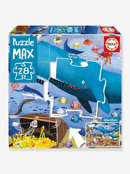 Puzzle Max 28 pcs Les animaux sous la mer - EDUCA bleu 