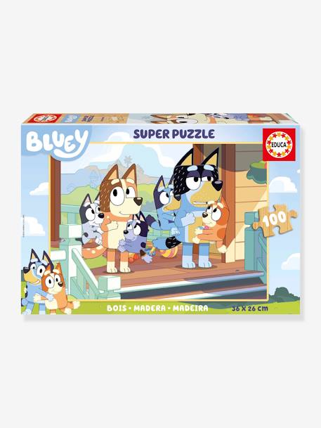 Kinder Holzpuzzle Bluey EDUCA, 100 Teile mehrfarbig 