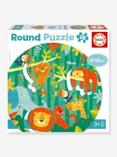 Rundes Kinder Puzzle DSCHUNGEL EDUCA, 28 Teile