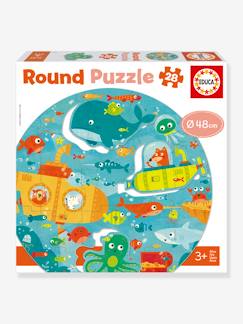 Spielzeug-Lernspiele-Rundes Kinder Puzzle UNTER WASSER EDUCA, 28 Teile