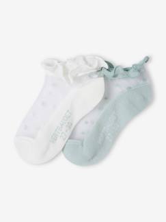 Mädchen-Unterwäsche-2er-Pack festliche Mädchen Socken Oeko-Tex