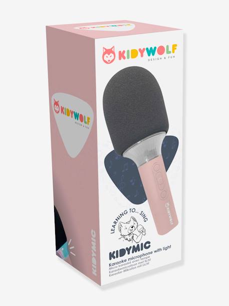 Kinder Karaoke-Mikrofon KIDYMIC KIDYWOLF blau+rosa 