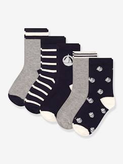 Junge-Unterwäsche-5er-Pack Jungen Socken PETIT BATEAU