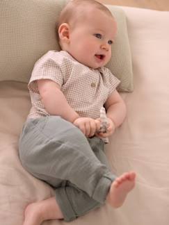 Bébé-Ensemble t-shirt et pantalon en gaze de coton naissance