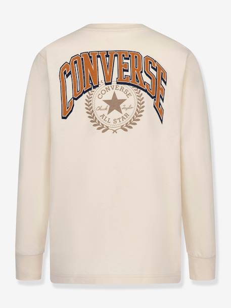 Kinder Shirt Collegiate Sport Stack Ls CONVERSE aus Bio-Baumwolle beige 