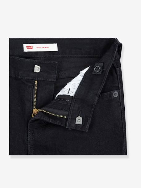 Jean skinny 510 garçon Levi's denim bleached+noir+stone 