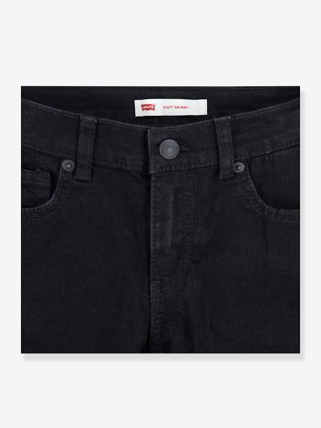 Jean skinny 510 garçon Levi's denim bleached+noir+stone 